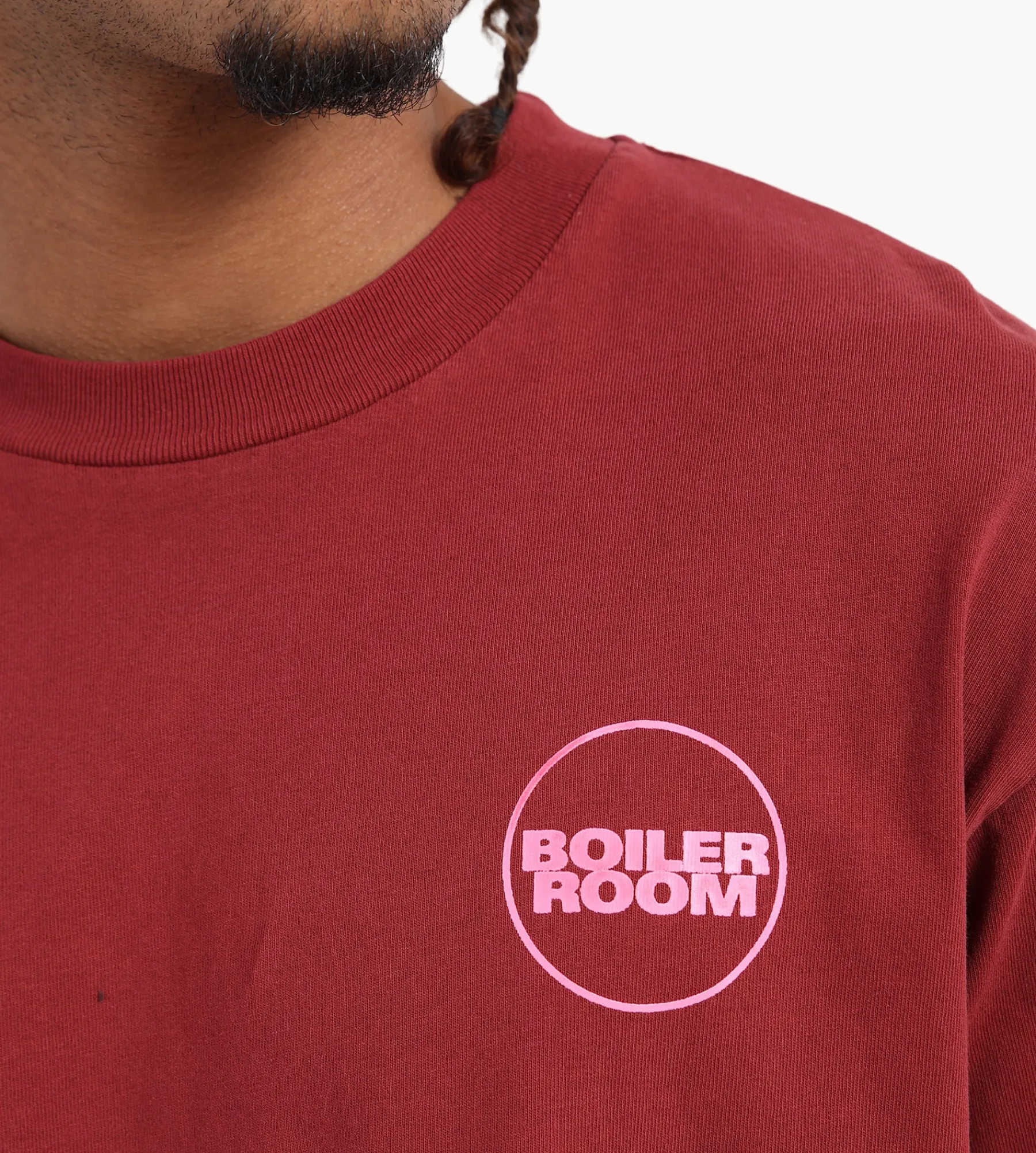 Boiler Room Core Tee Oxblood