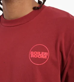 Boiler Room Core Tee Oxblood