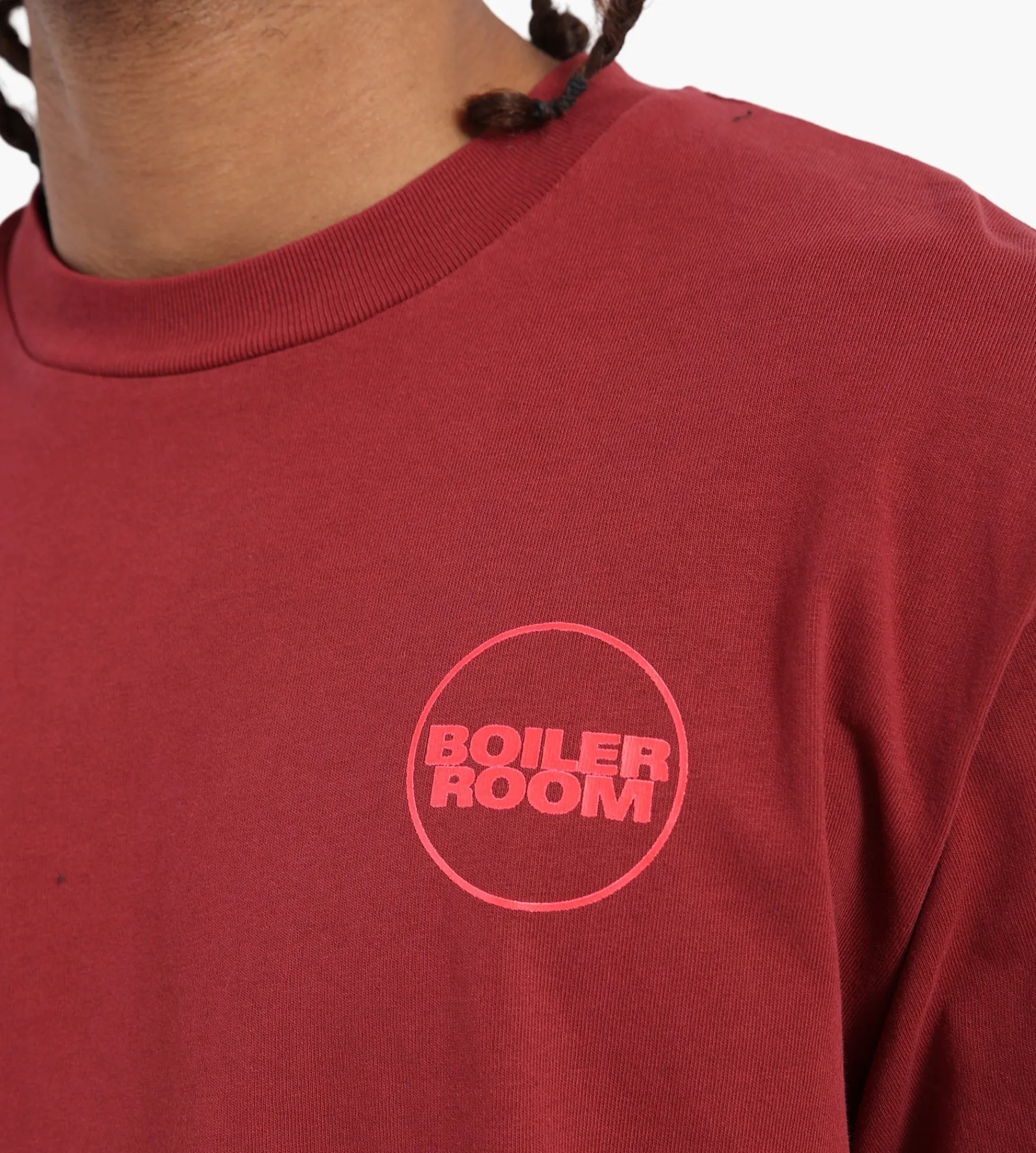 Boiler Room Core Tee Oxblood