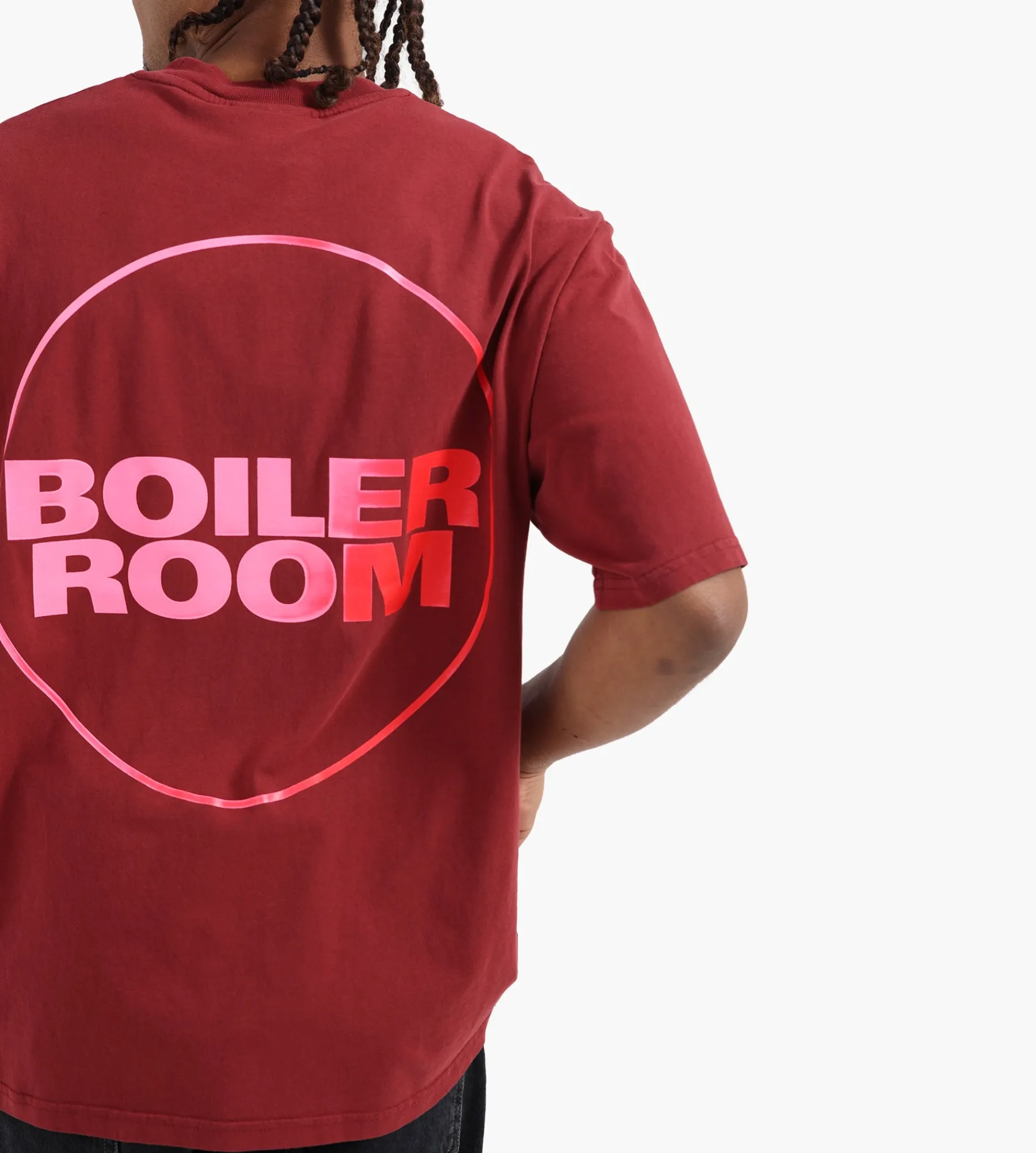 Boiler Room Core Tee Oxblood