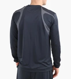 Boiler Room Football Longsleeve Blue