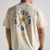 Bram's Fruit Clock Acrylic T-Shirt Beige