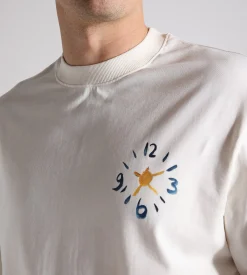 Bram's Fruit Clock Acrylic Longsleeve White
