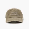 Bram's Fruit F*ck Off Cap Distressed Washed Olive Green
