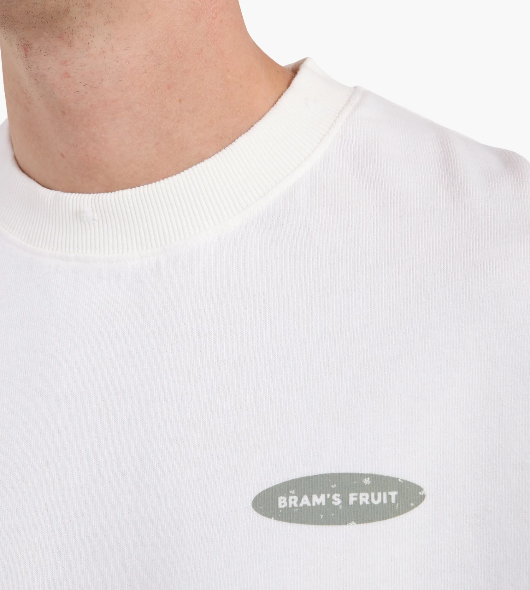 Bram's Fruit "F*ck Off” Longsleeve Distressed White