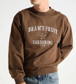 Bram's Fruit Gardening Club Crewneck Brown