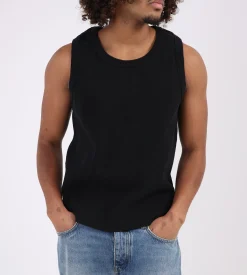 Bram's Fruit Heavy Rib Tanktop Black