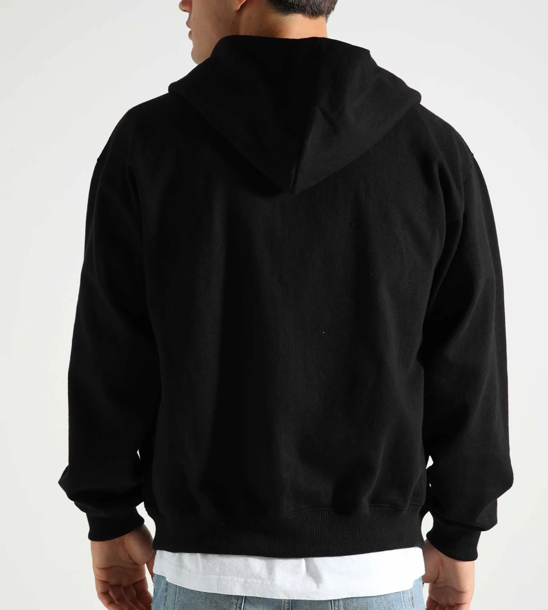 Bram's Fruit Lemon Buckle Zip up Hoodie Black