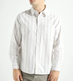 Bram's Fruit Lemon Pattern Shirt Beige