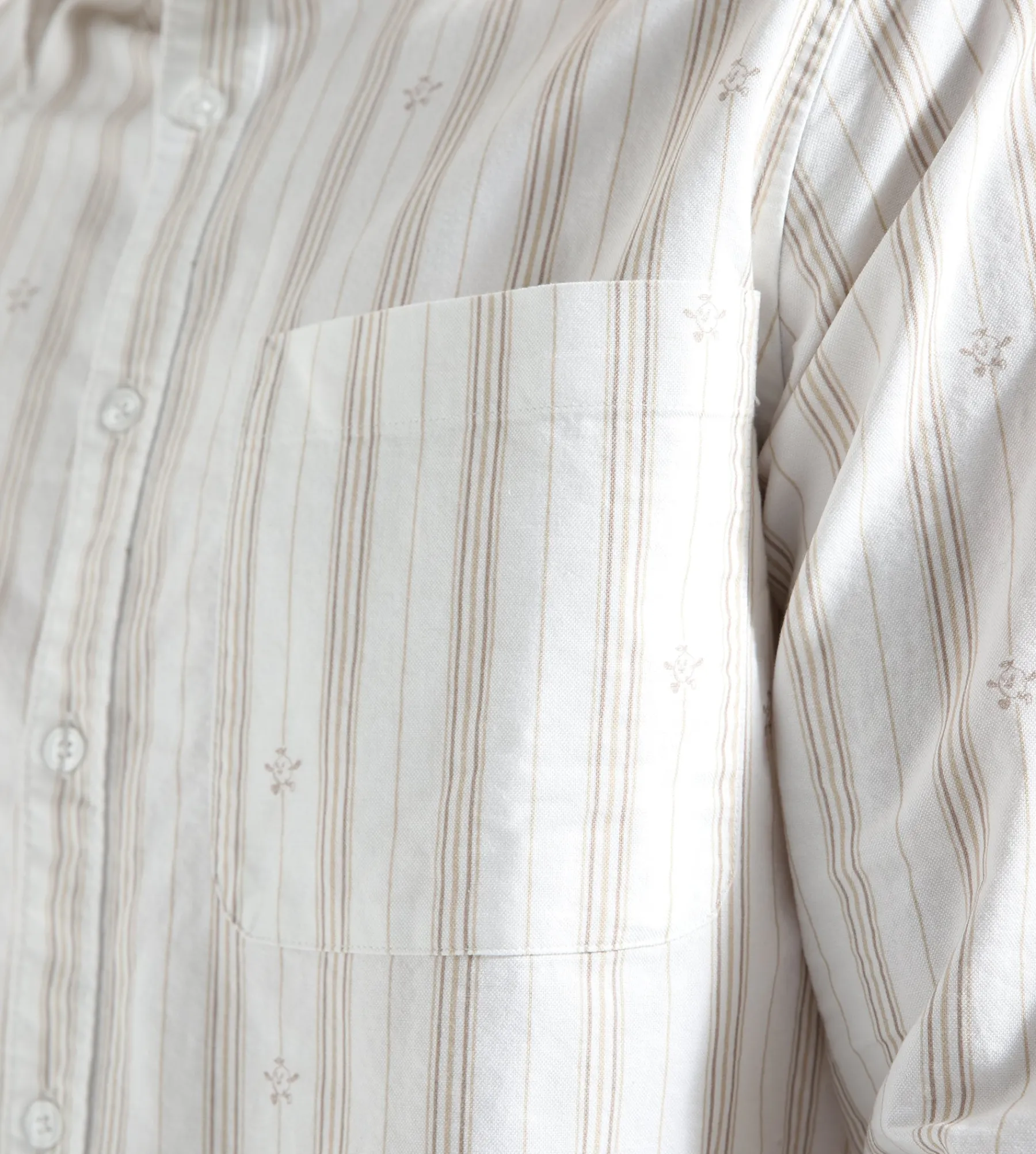 Bram's Fruit Lemon Pattern Shirt Beige