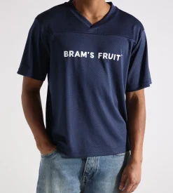 Bram's Fruit Mesh Soccer T-Shirt Navy