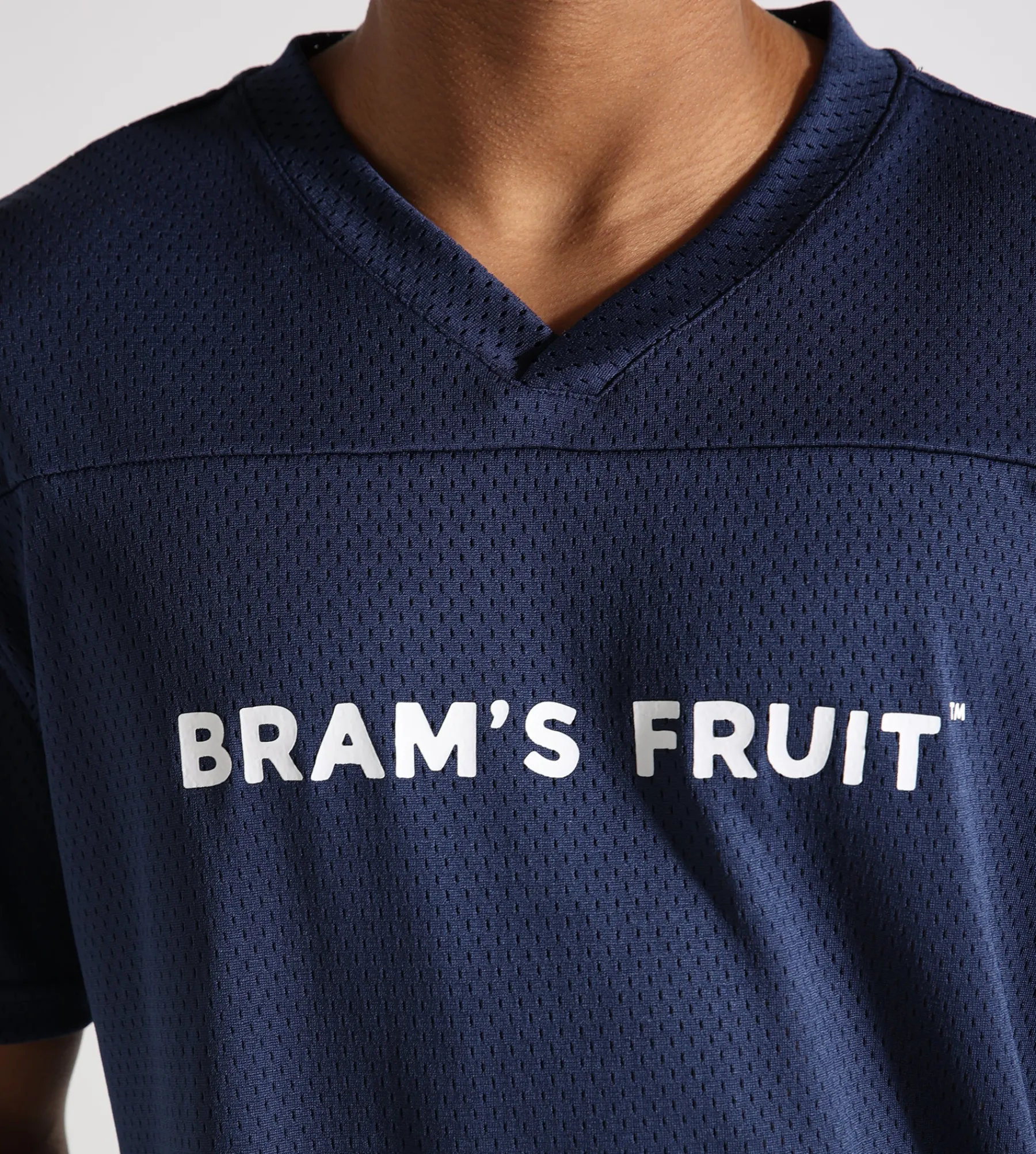 Bram's Fruit Mesh Soccer T-Shirt Navy
