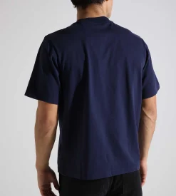 Bram's Fruit Mum's Script Logo T-Shirt Navy