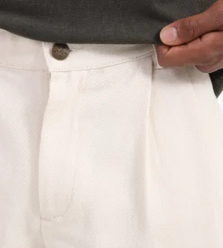 Bram's Fruit Twill Shorts Distressed Beige