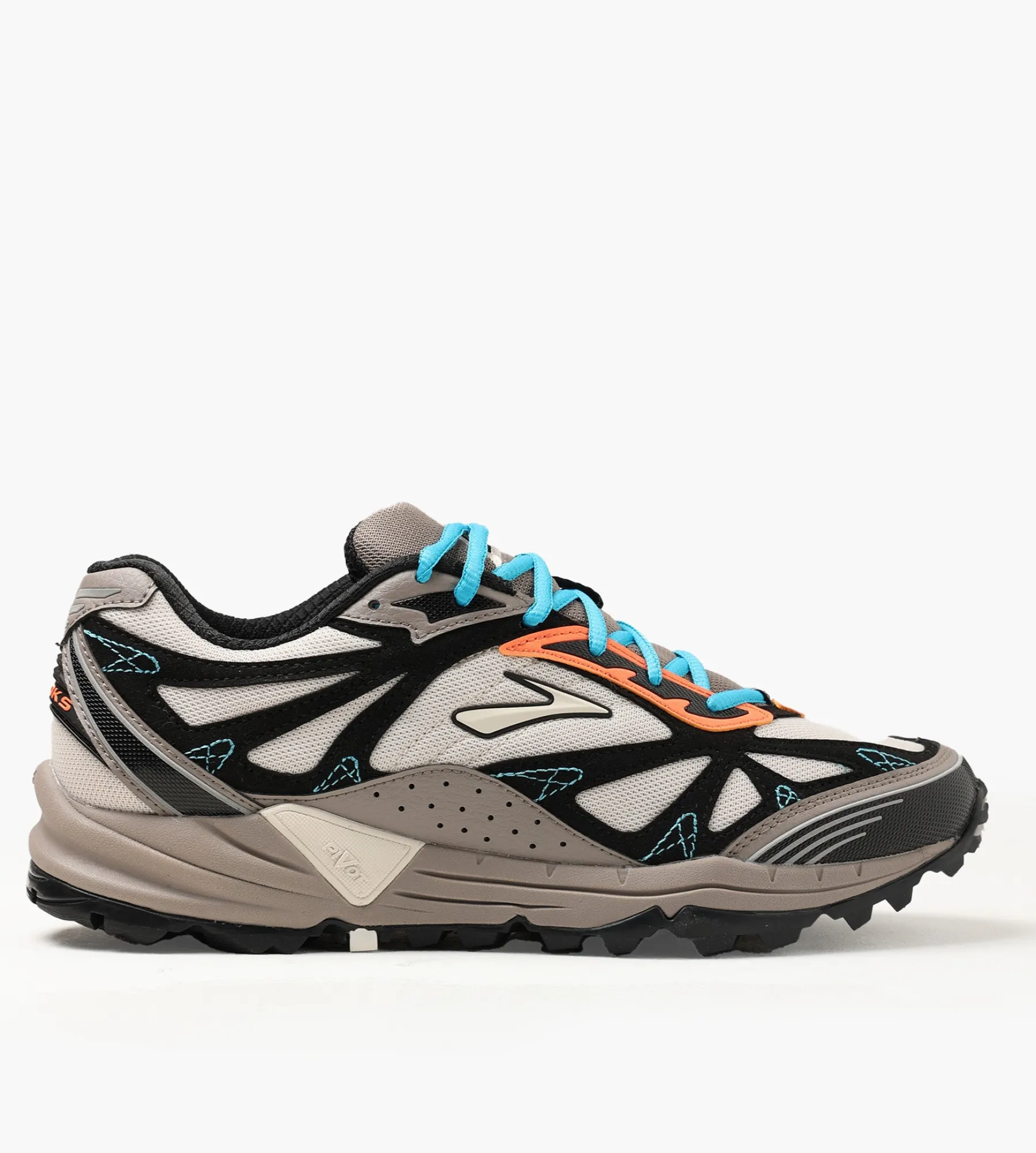 Brooks Cascadia 1 Moonbeam Black Camellia