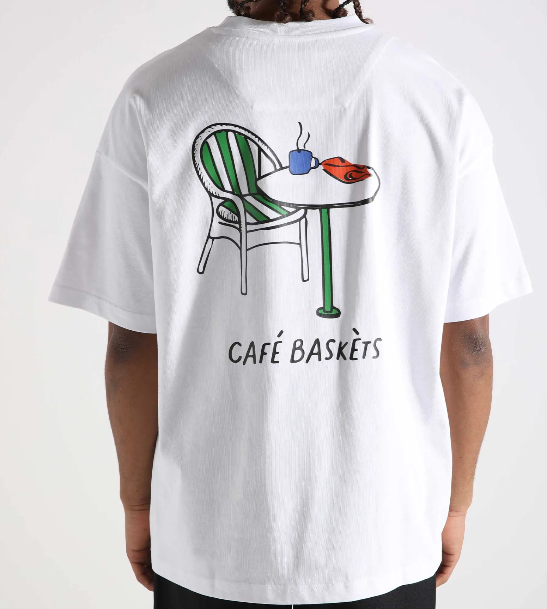 Baskèts Café Take A Break Tee White