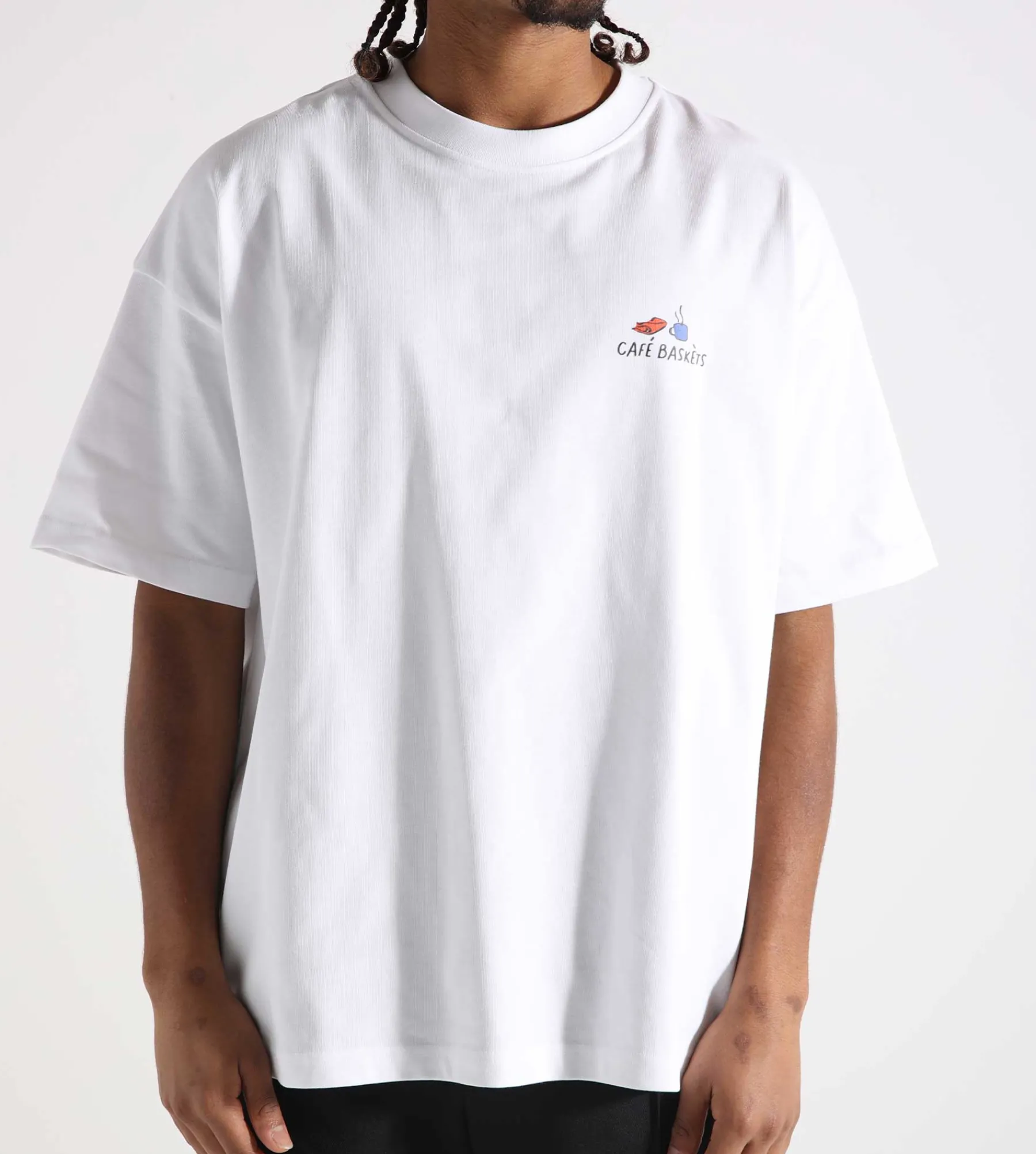 Baskèts Café Take A Break Tee White