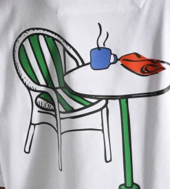 Baskèts Café Take A Break Tee White