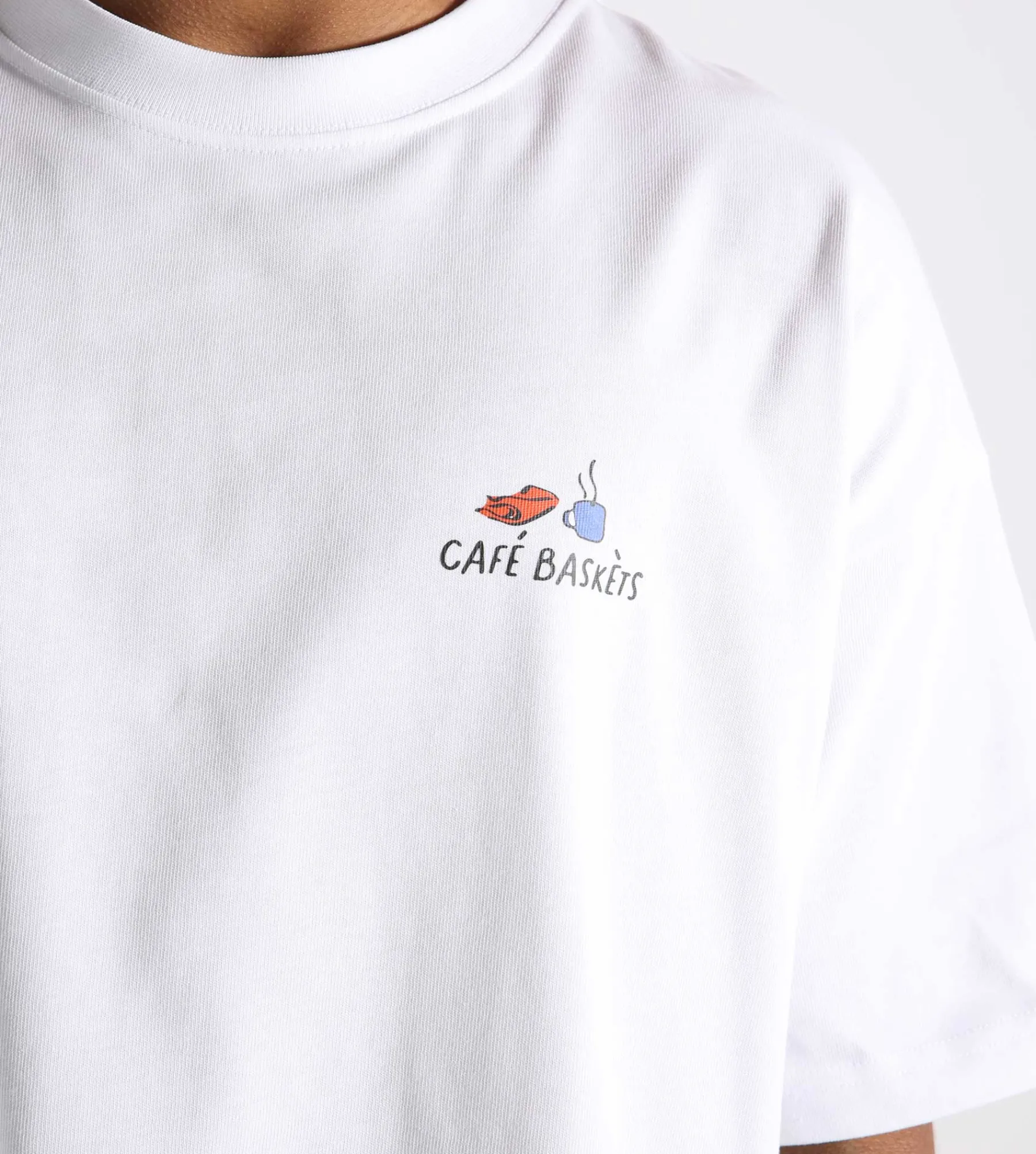 Baskèts Café Take A Break Tee White