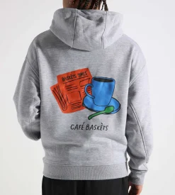 Baskèts Café Times Hoodie Grey
