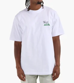 Café-Mountain Legacy Tee Natural And Green