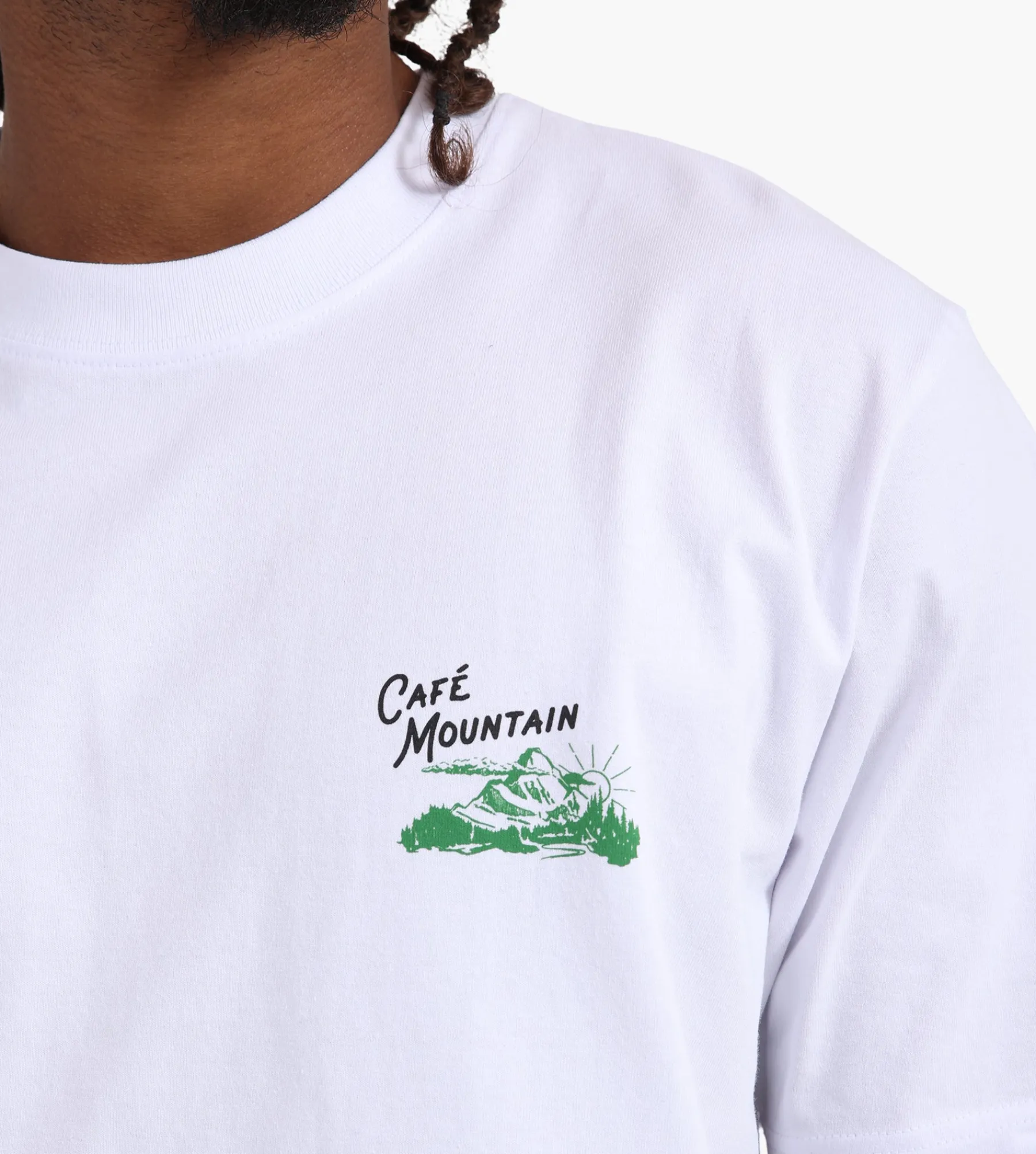 Café-Mountain Legacy Tee Natural And Green