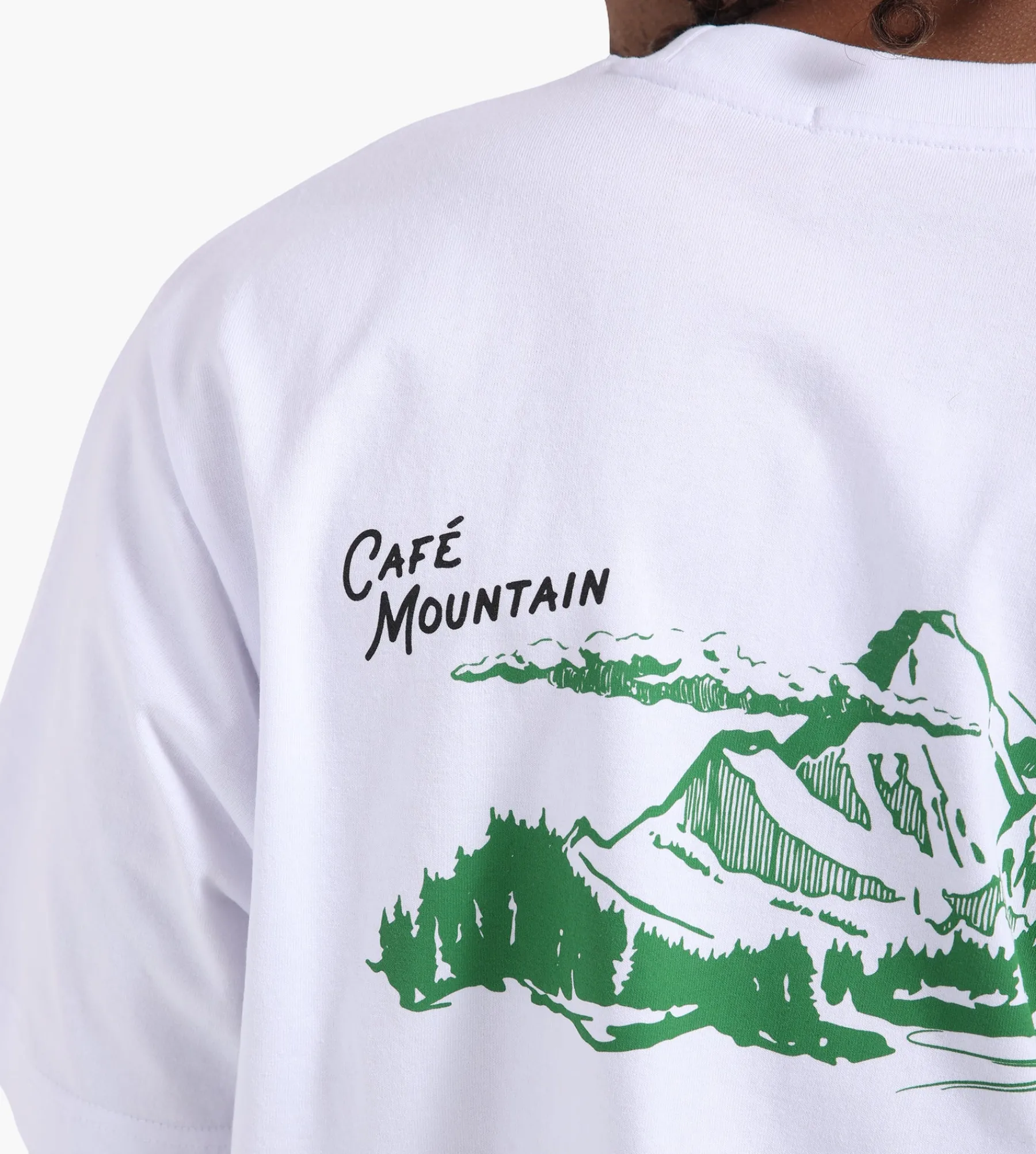 Café-Mountain Legacy Tee Natural And Green