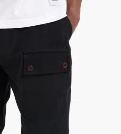 Café-Mountain Reverse Panel Work Pant Washed Coal