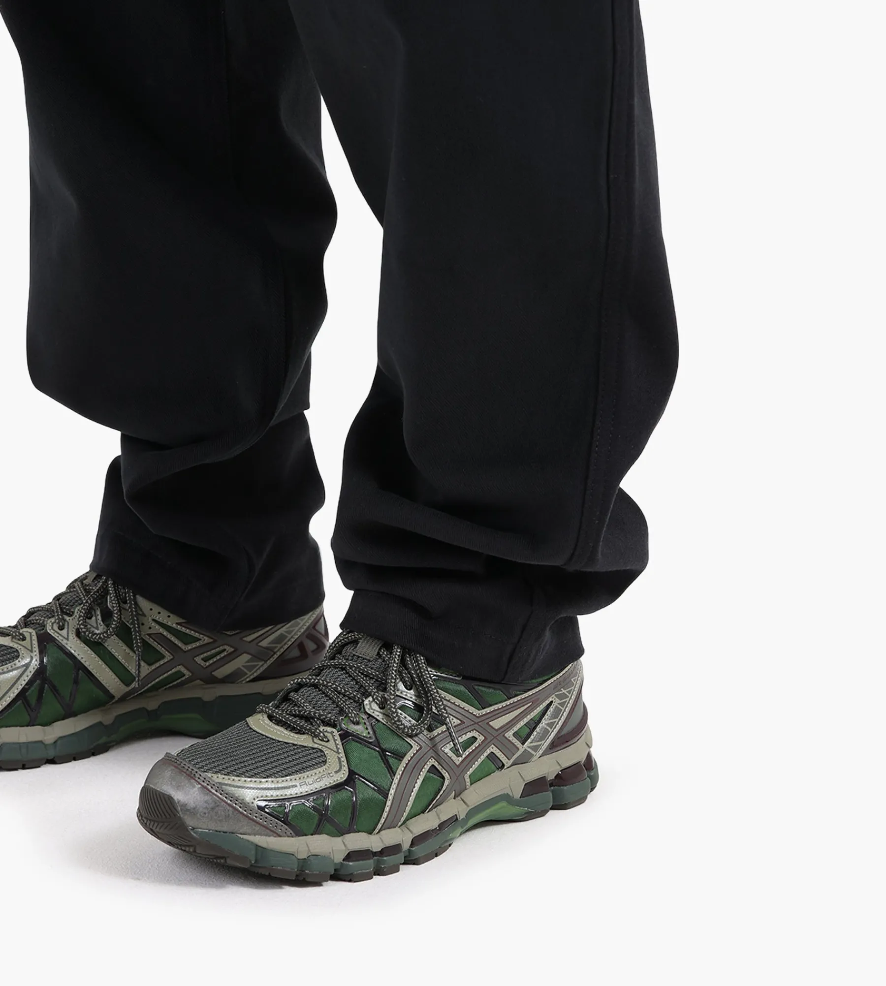 Café-Mountain Reverse Panel Work Pant Washed Coal