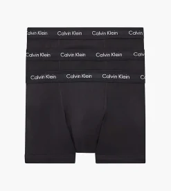 Calvin Klein Trunk 3Pk Black W. Black Wb