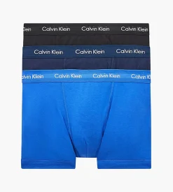 Calvin Klein Trunk 3Pk C-Black Blue Blue