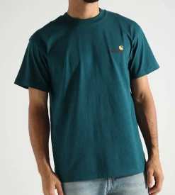 Carhartt WIP American Script T-Shirt Malachite