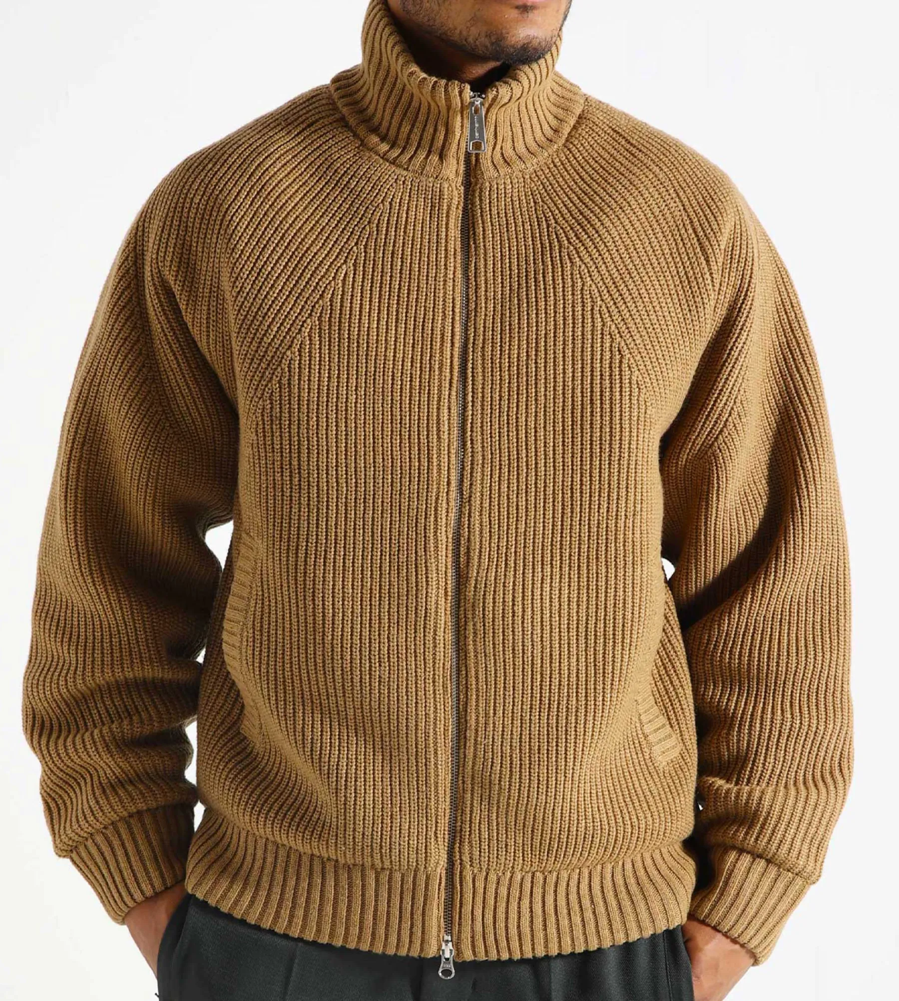 Carhartt WIP Banley Sweater Jacket Peanut