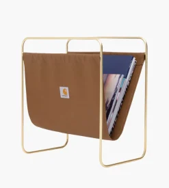 Carhartt WIP Canvas Magazine Stand Hamilton Brown