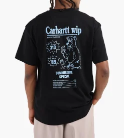 Carhartt WIP Catalogue T-Shirt Black Bluebird