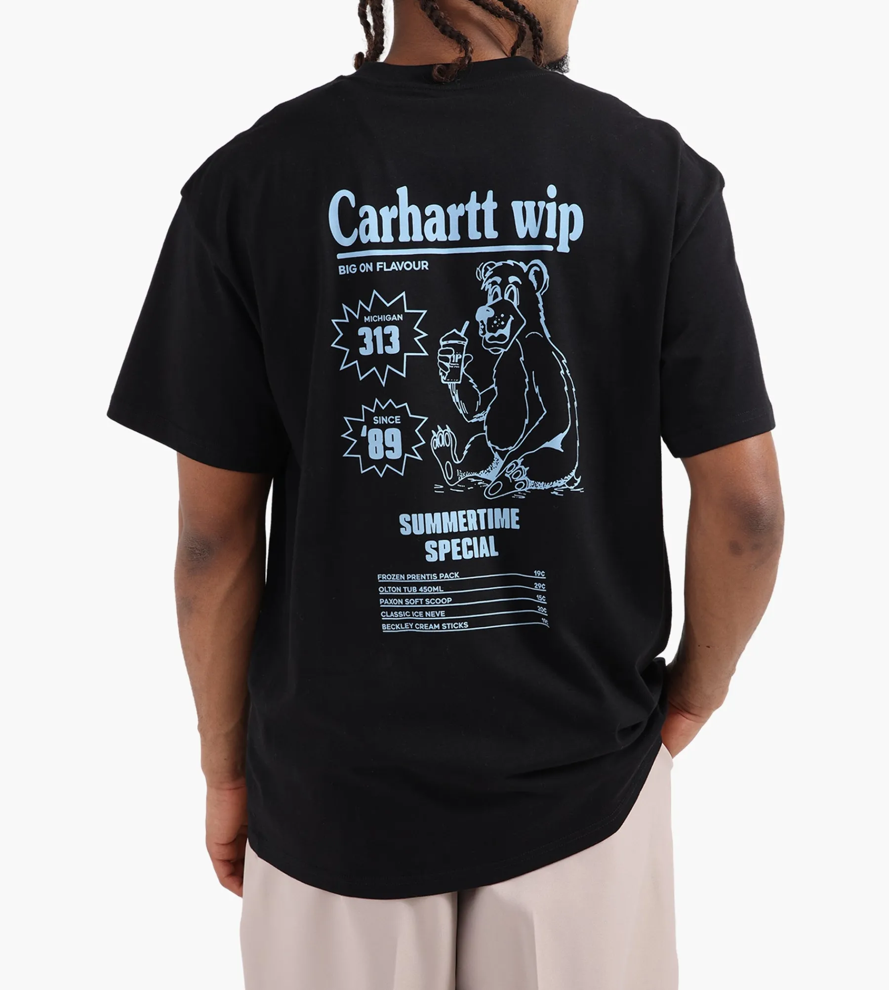Carhartt WIP Catalogue T-Shirt Black Bluebird