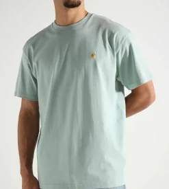 Carhartt WIP Chase T-Shirt Frosted Green Gold