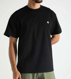 Carhartt WIP Chase T-Shirt Black Gold
