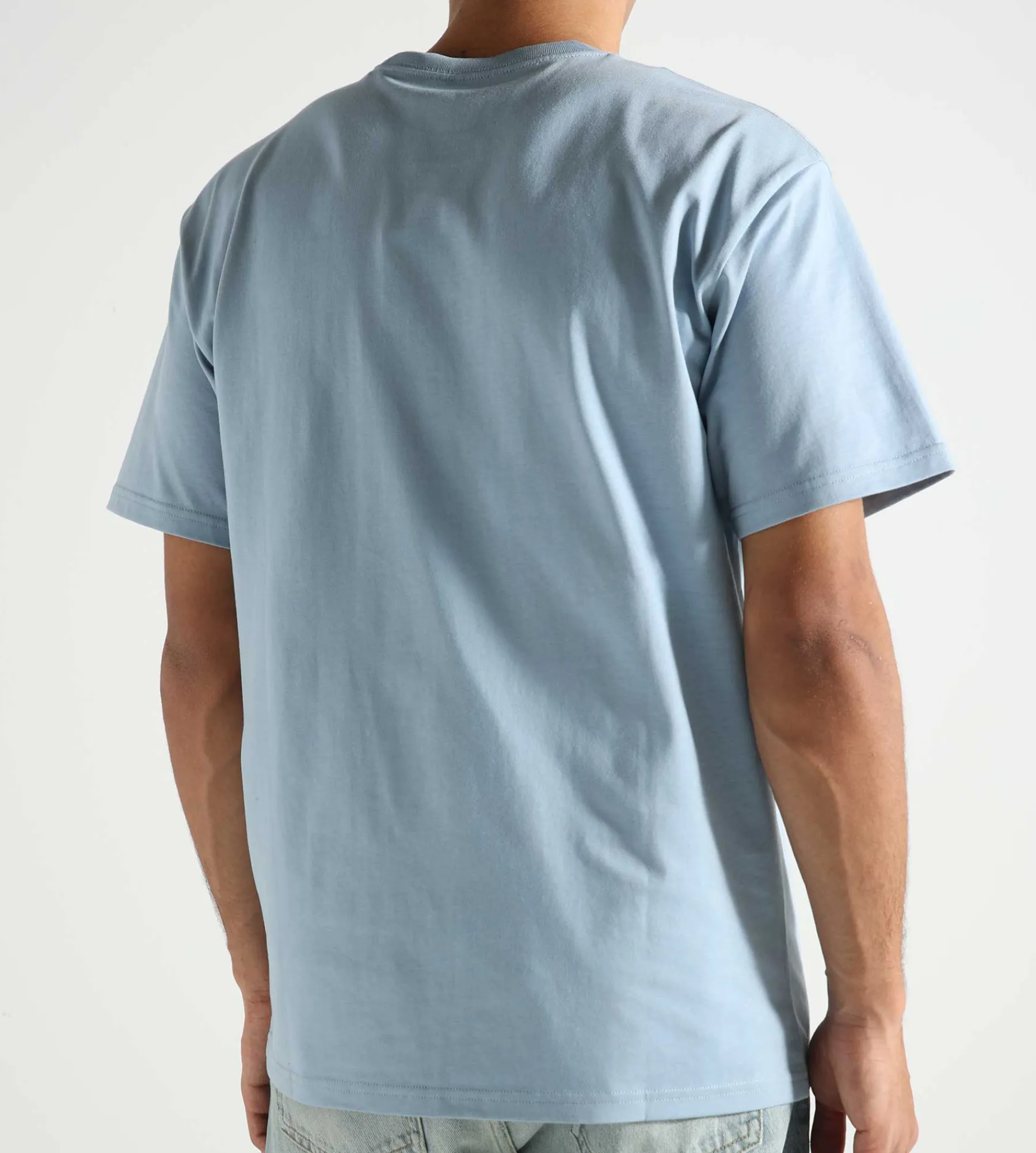 Carhartt WIP Chase T-Shirt Frosted Blue Gold