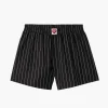 Carhartt WIP Cotton Boxer Seaton Stripe Black Wax