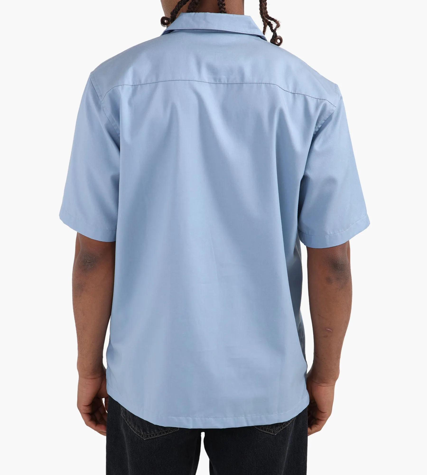 Carhartt WIP Delray Shirt Frosted Blue White