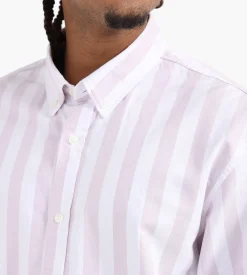 Carhartt WIP Dillion Shirt Dillion Stripe Hortensia White