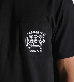 Carhartt WIP Fragments Pocket T-Shirt Black White