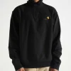 Carhartt WIP Half Zip American Script Sweater Black