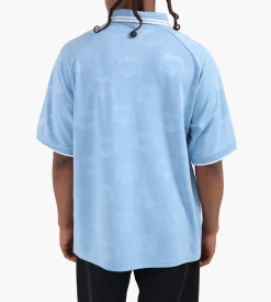 Carhartt WIP Hartt’s Football T-Shirt Heart Train Jacquard Bluebird