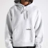 Carhartt WIP Label Script Hoodie Ash Heather