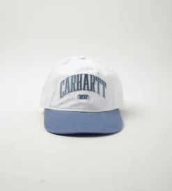 Carhartt WIP Lecture Cap White Blue Iris