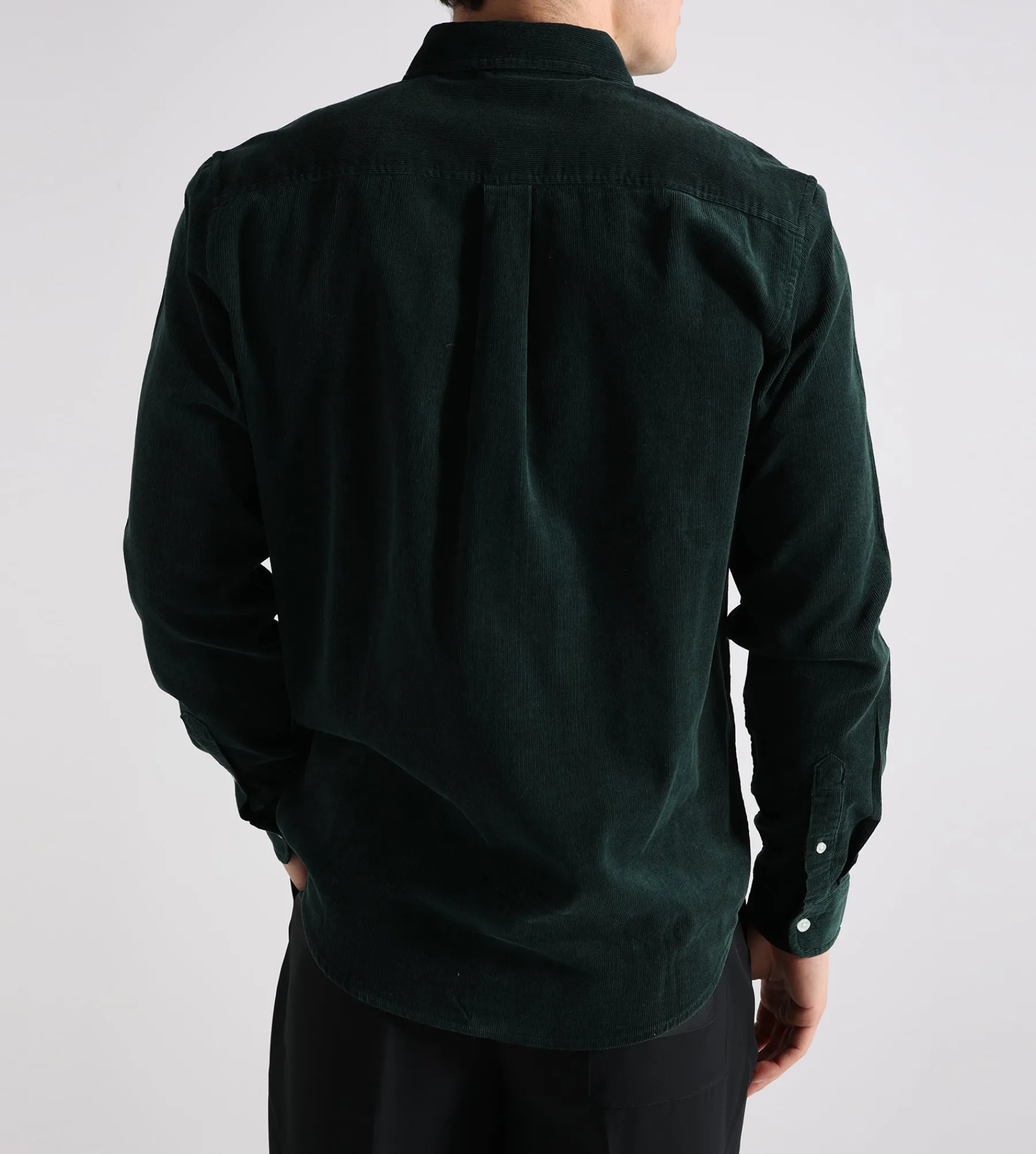 Carhartt WIP Madison Fine Cord Shirt Green Wax