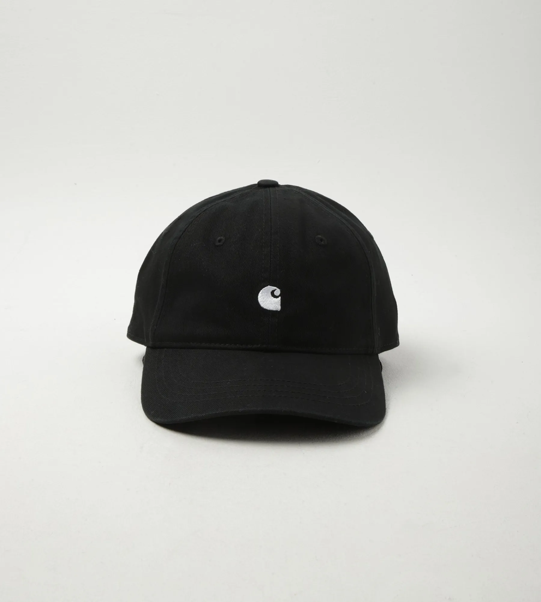Carhartt WIP Madison Logo Cap Black White