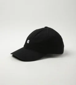 Carhartt WIP Madison Logo Cap Black White